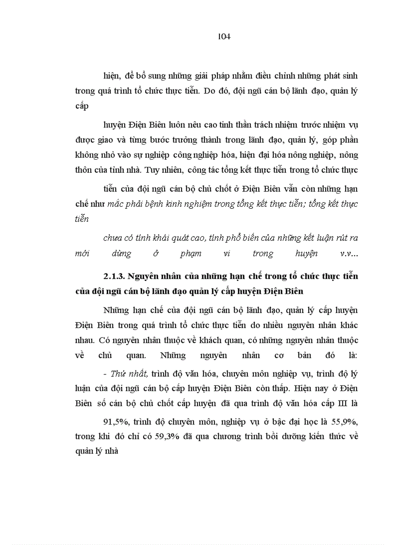 image for page Vấn đề tổ chức thực tiễn của cán bộ cấp huyện ở Điện Biên hiện nay