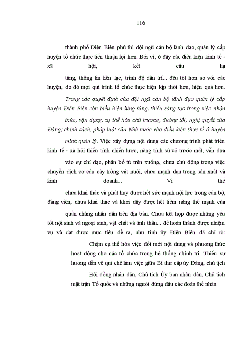 image for page Vấn đề tổ chức thực tiễn của cán bộ cấp huyện ở Điện Biên hiện nay