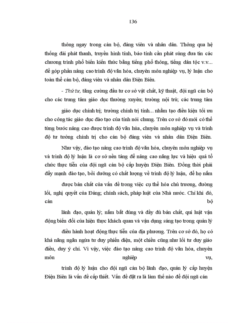 image for page Vấn đề tổ chức thực tiễn của cán bộ cấp huyện ở Điện Biên hiện nay