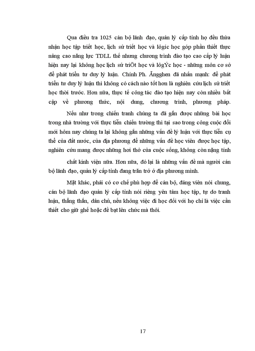 image for page Tư duy kinh nghiệm, tư duy giáo điều trong cán bộ lãnh đạo, quản lý cấp tỉnh hiện nay