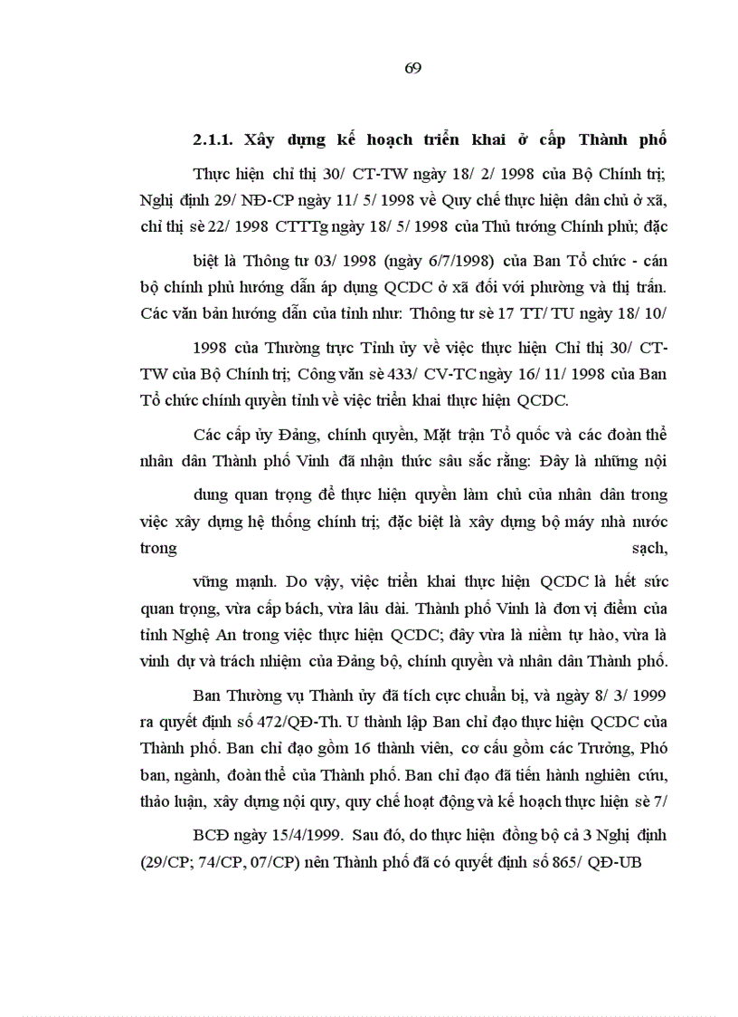 image for page Thực hiện quy chế dân chủ ở cơ sở trên địa bàn thành phố vinh - những vấn đề đặt ra và giải pháp