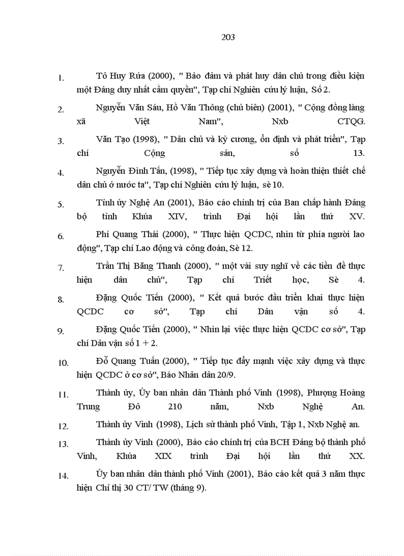 image for page Thực hiện quy chế dân chủ ở cơ sở trên địa bàn thành phố vinh - những vấn đề đặt ra và giải pháp