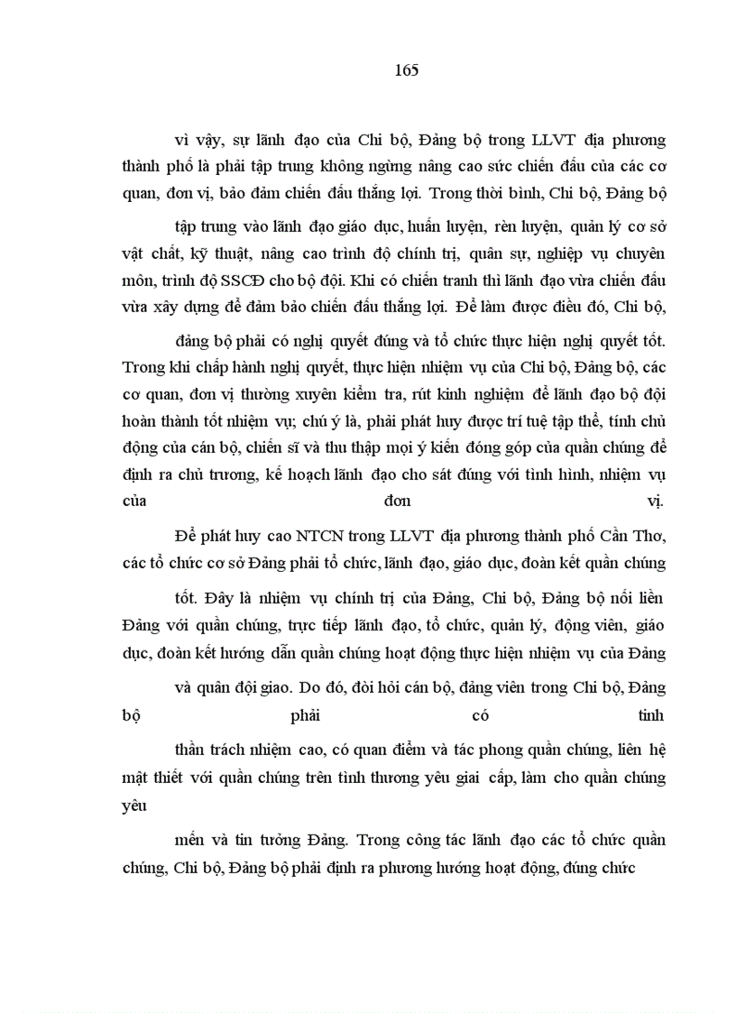 image for page Phát huy nhân tố con người trong lực lượng vũ trang địa phương thành phố Cần Thơ hiện nay