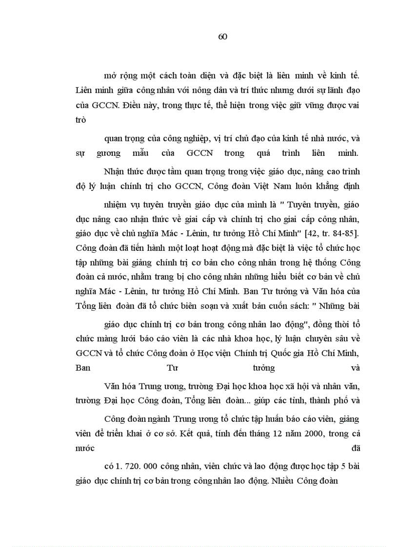image for page Công đoàn trong việc nâng cao ý thức chính trị của giai cấp công nhân ở nước ta hiện nay