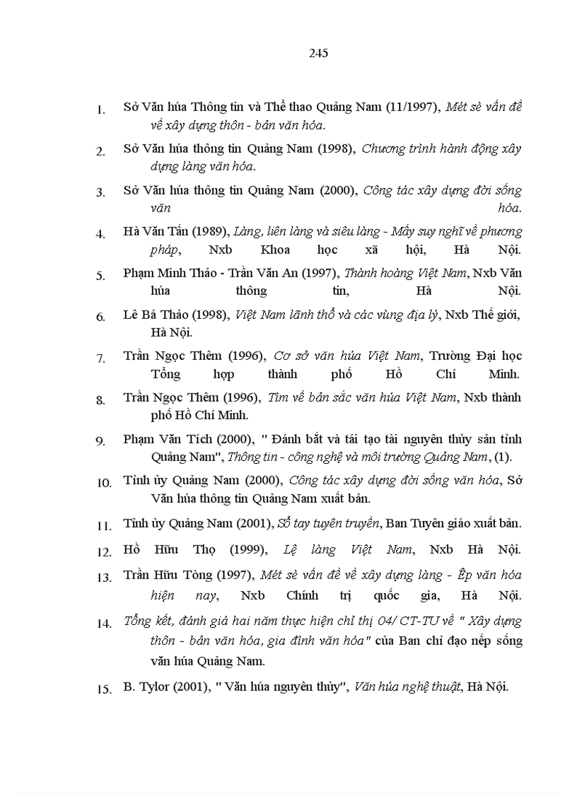 image for page Văn hóa làng và xây dựng làng văn hóa ở tỉnh Quảng Nam hiện nay