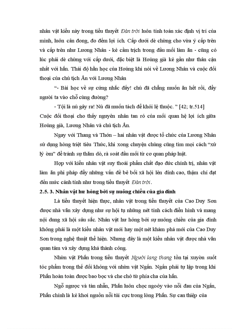 image for page Thi pháp nhân vật tiểu thuyết trong Người lang thang và Đàn trời của Cao Duy Sơn