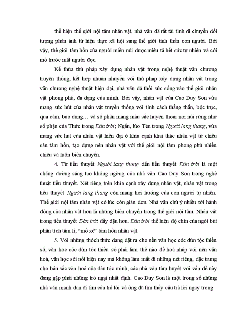 image for page Thi pháp nhân vật tiểu thuyết trong Người lang thang và Đàn trời của Cao Duy Sơn