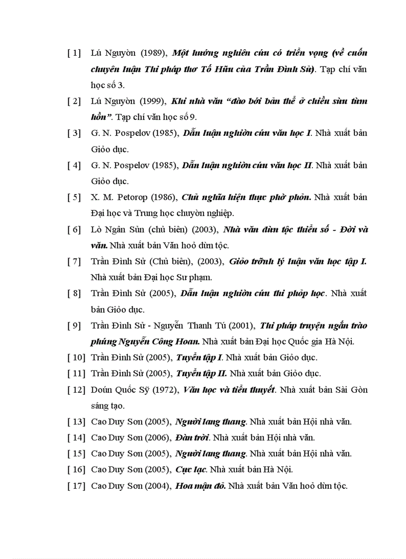 image for page Thi pháp nhân vật tiểu thuyết trong Người lang thang và Đàn trời của Cao Duy Sơn