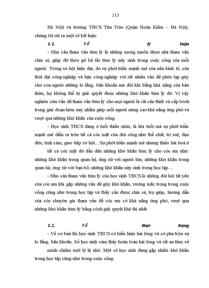 image for page Tìm hiểu nhu cầu tham vấn tâm lý của học sinh trung học cơ sở