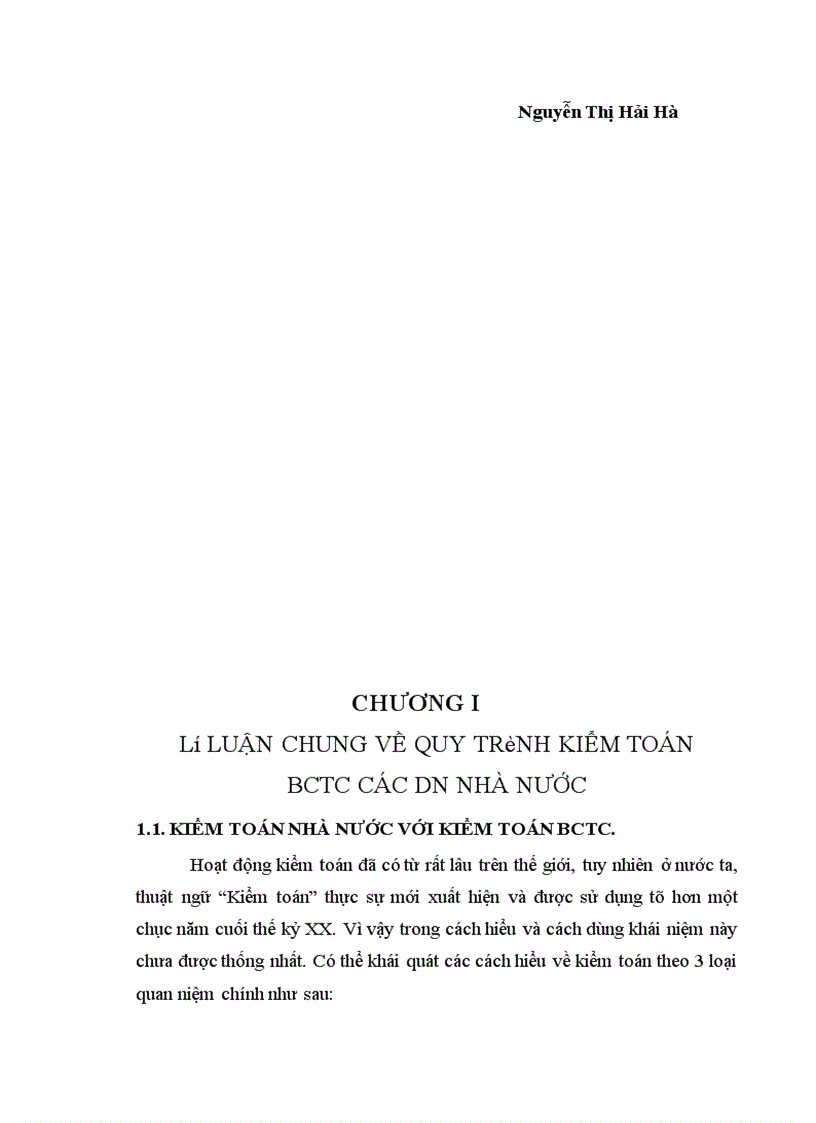 image for page Hoàn thiện quy trình kiểm toán BCTC các DNNN do Kiểm toán Nhà nước thực hiện