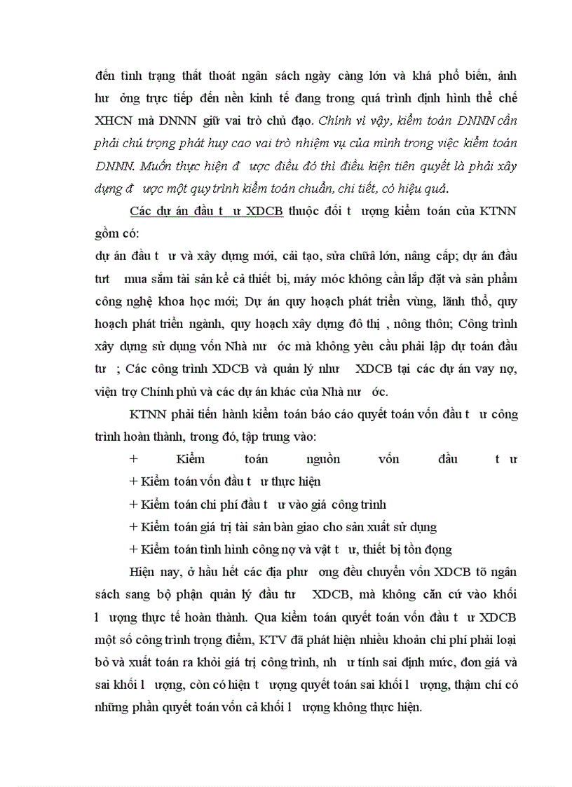 image for page Hoàn thiện quy trình kiểm toán BCTC các DNNN do Kiểm toán Nhà nước thực hiện