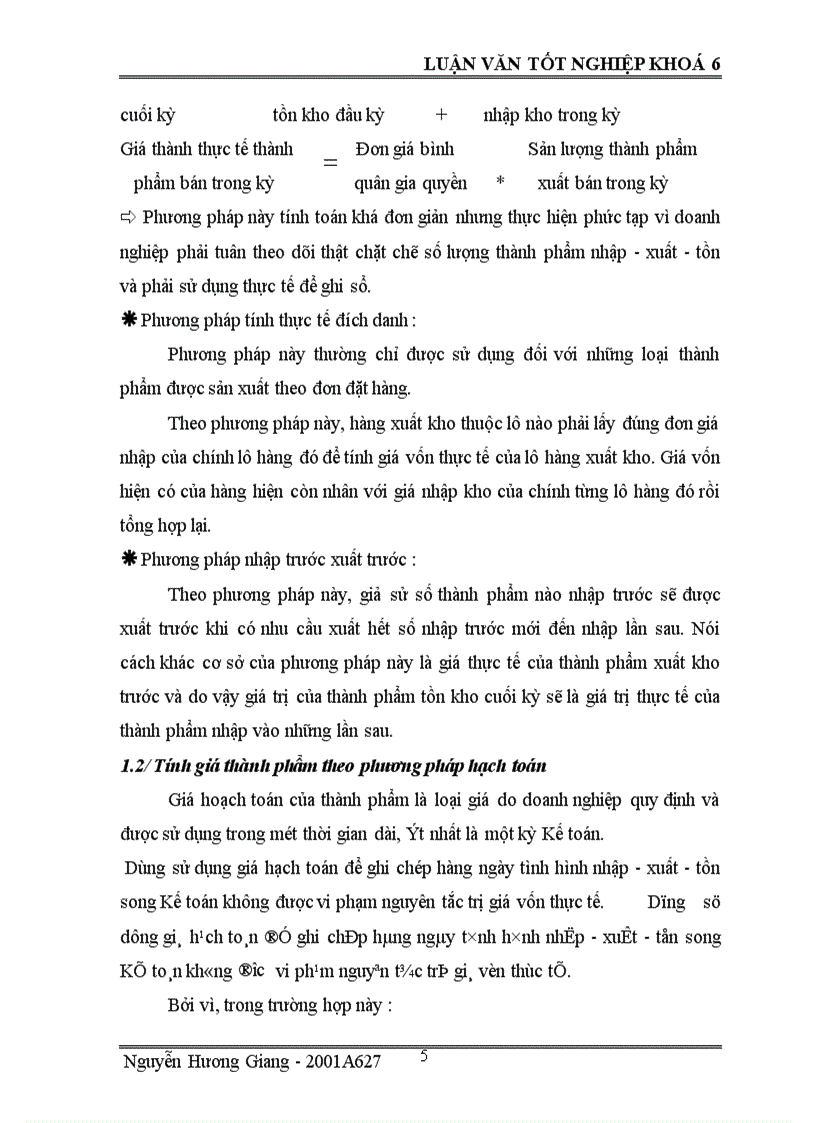 image for page Kế toán thành phẩm - bán hàng và xác định kết quả bán hàng của Công ty Cơ khí Trần Hưng Đạo