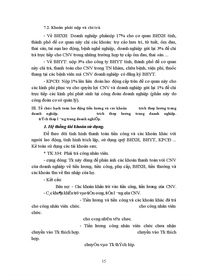 image for page Tổ chức hạch toán tiền lương và các khoản tính theo lương