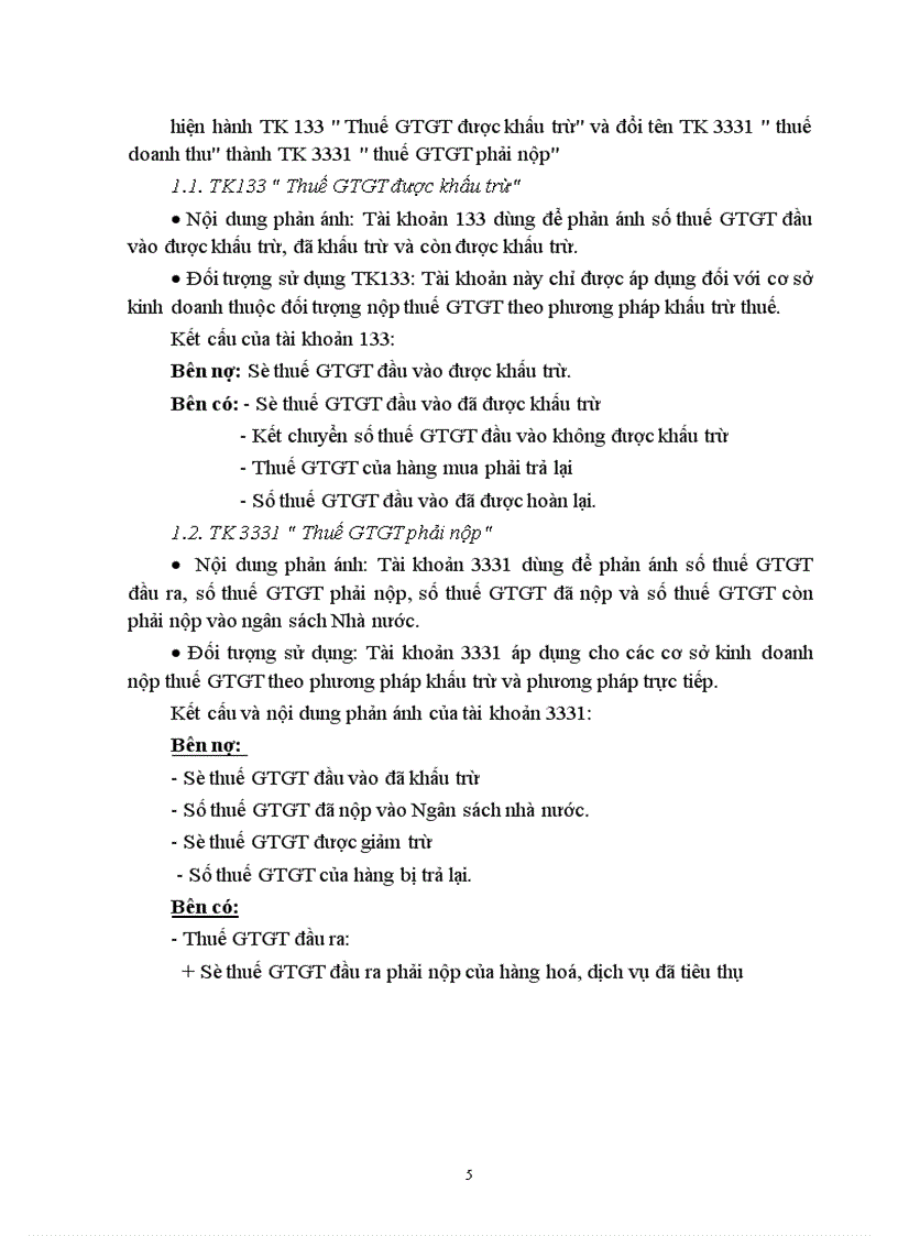 image for page Thực trạng về công tác tính và hạch toán thuế GTGT và một vài đề xuất.