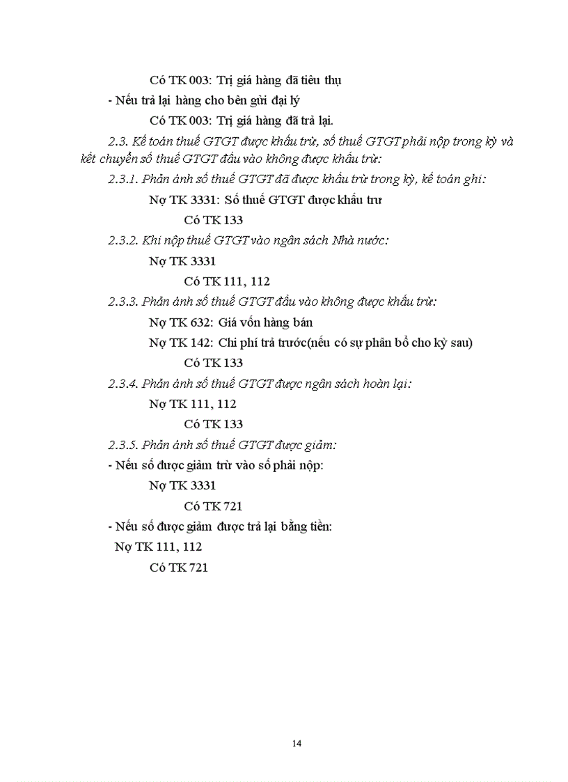 image for page Thực trạng về công tác tính và hạch toán thuế GTGT và một vài đề xuất.