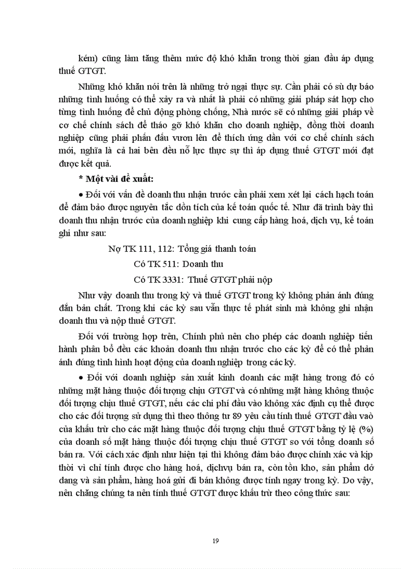 image for page Thực trạng về công tác tính và hạch toán thuế GTGT và một vài đề xuất.