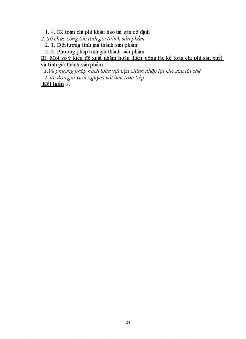 image for page Phương hướng hoàn thiện kế toán tập hợp chi phí sản xuất và tính giá thành sản phẩm ở Xí nghiệp chế biến Thuỷ đặc sản xuất khẩu Hà nội “