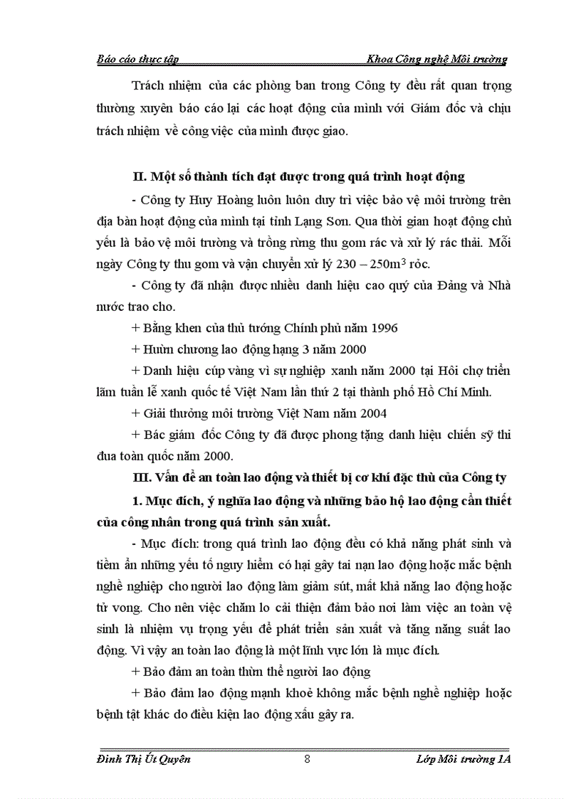 image for page Báo cáo thực tập tại Công ty TNHH Huy Hoàng