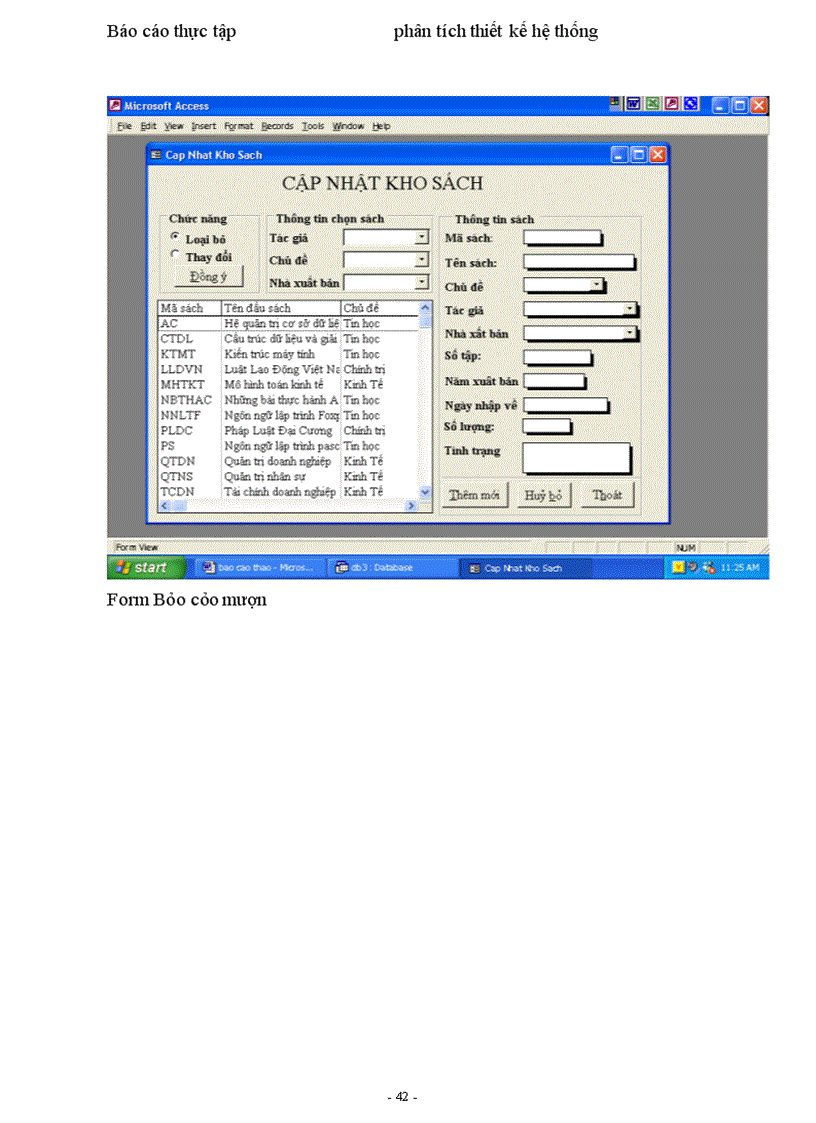 image for page Phân tích thiết kế hệ thống thông tin quản lý thư viện
