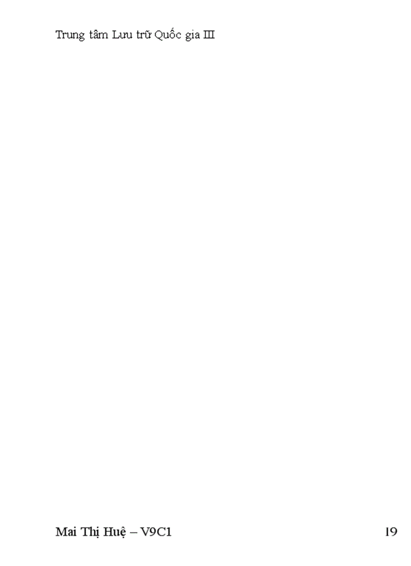 image for page Báo cáo thực tập tại Trung tâm Lưu trữ Quốc gia III