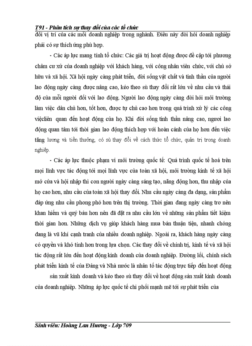 image for page Phân tích sự thay đổi của các tổ chức