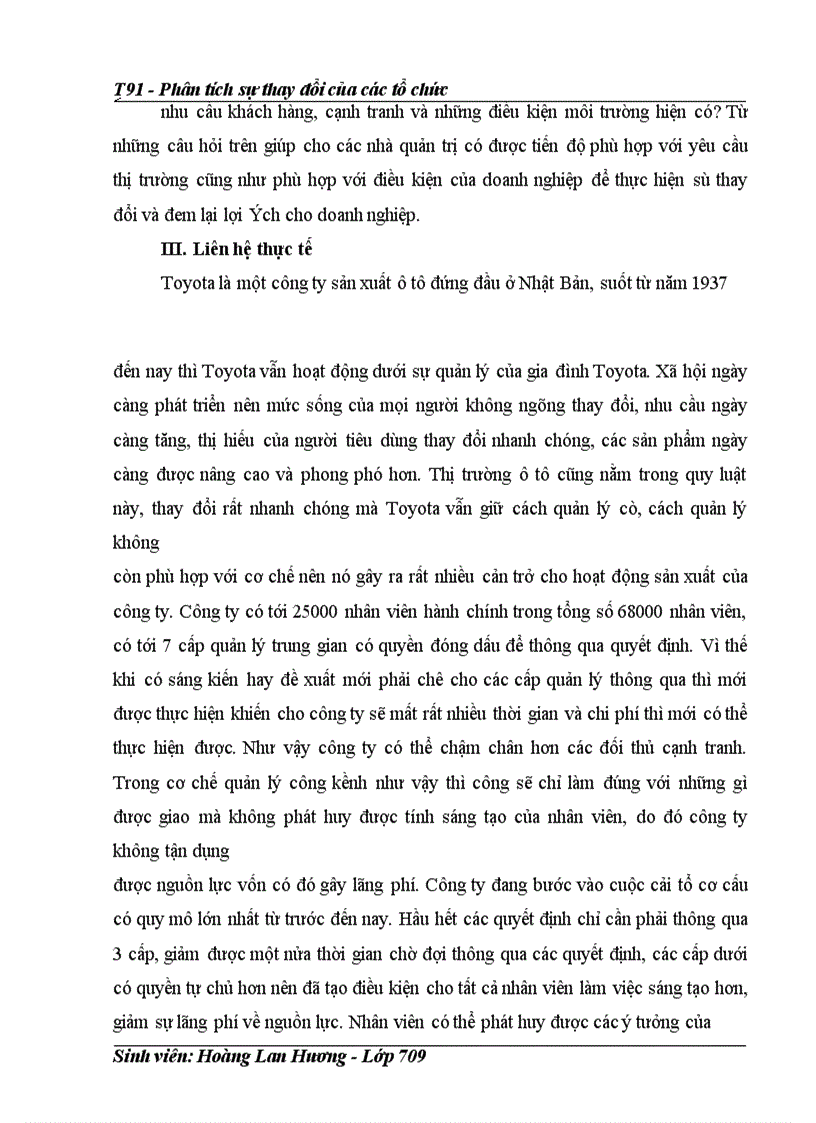 image for page Phân tích sự thay đổi của các tổ chức