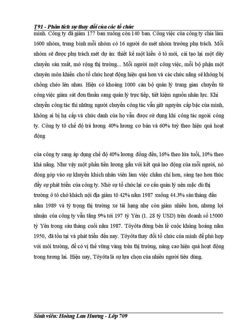 image for page Phân tích sự thay đổi của các tổ chức