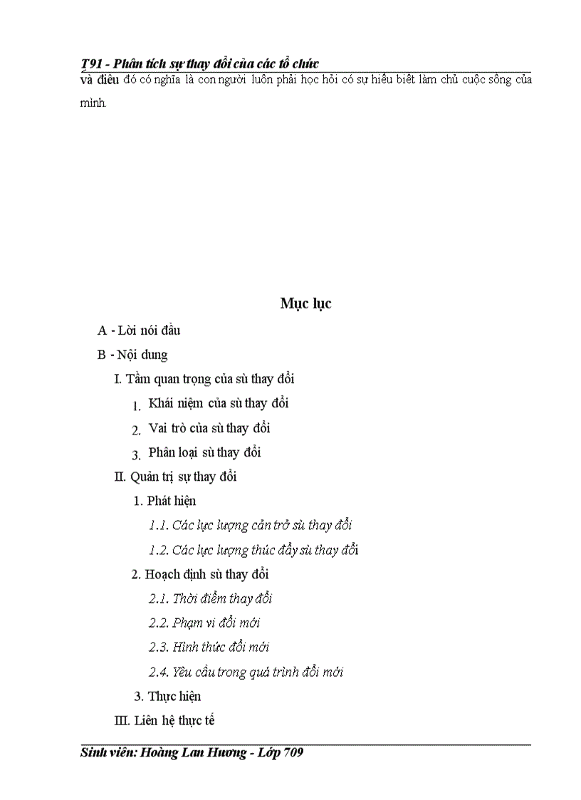 image for page Phân tích sự thay đổi của các tổ chức