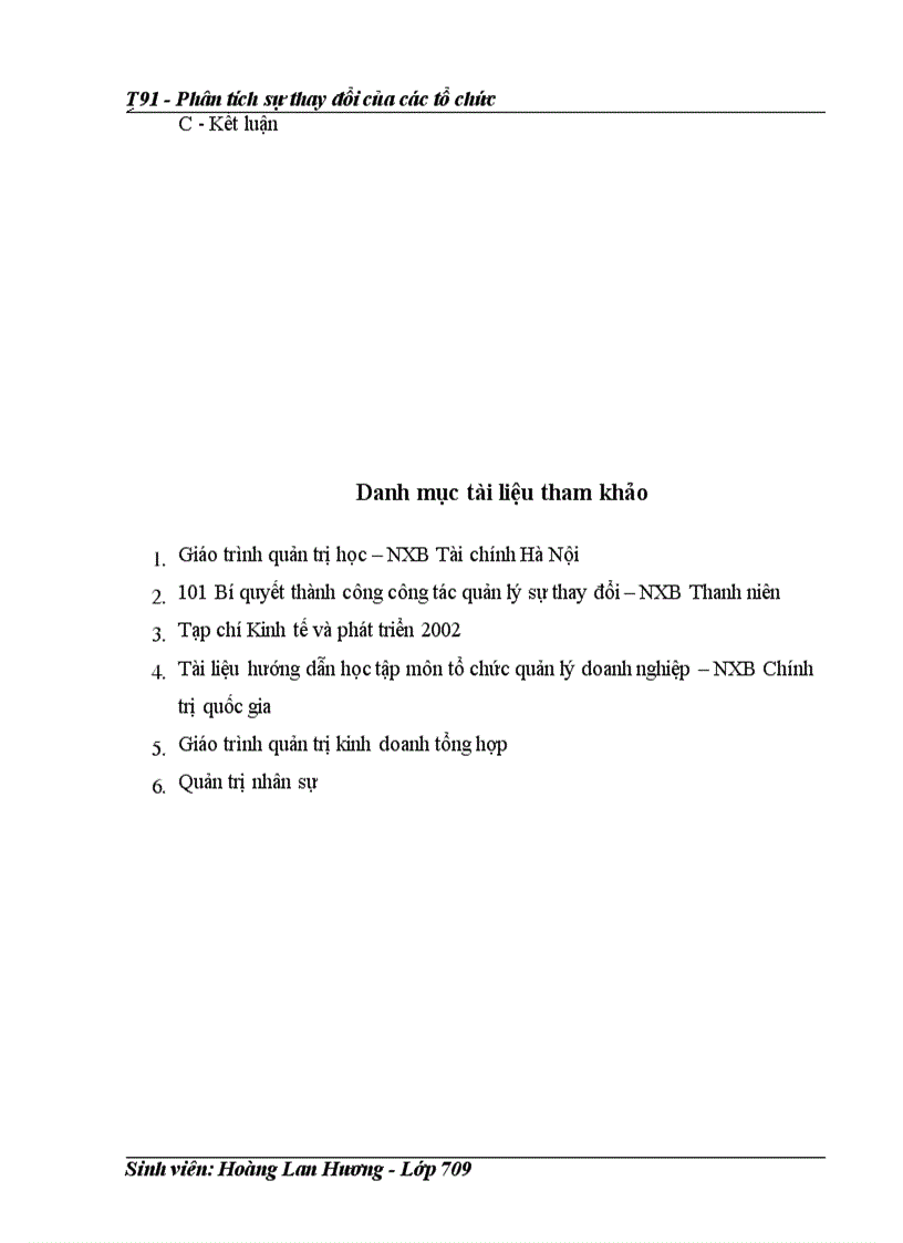 image for page Phân tích sự thay đổi của các tổ chức