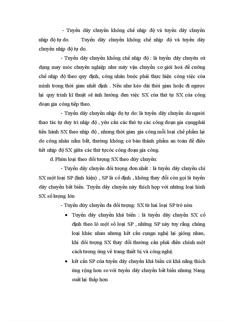 image for page Tổ chức sản xuất dây chuyền