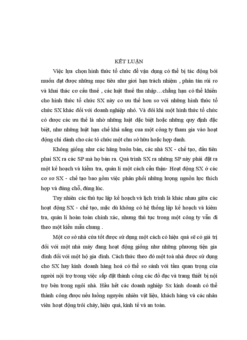 image for page Tổ chức sản xuất dây chuyền