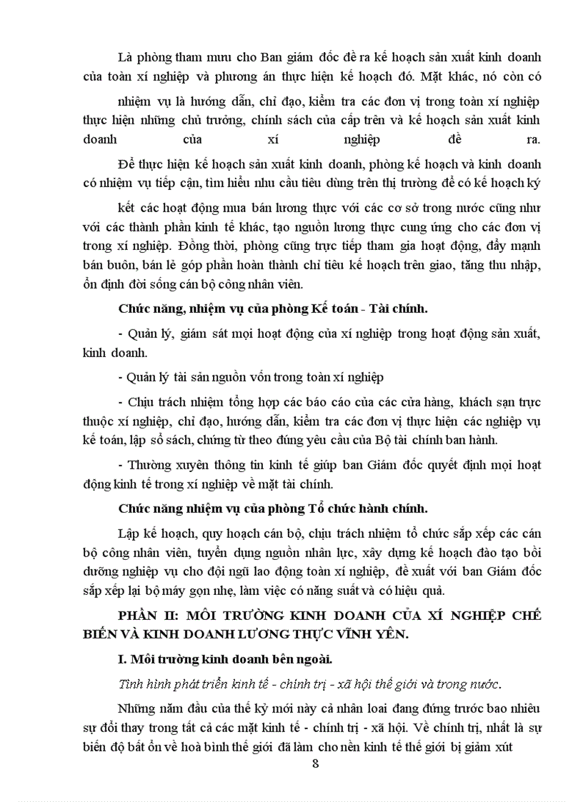 image for page Các giải pháp nhằm nâng cao hiệu quả kinh doanh của Xí nghiệp chế biến và Kinh doanh lương thưc Vĩnh Yên