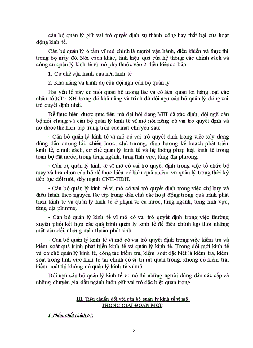 image for page Một số giải pháp chủ yếu để phát triển đào tạo và nâng cao chất lượng đội ngũ cán bộ quản lý kinh tế vĩ mô