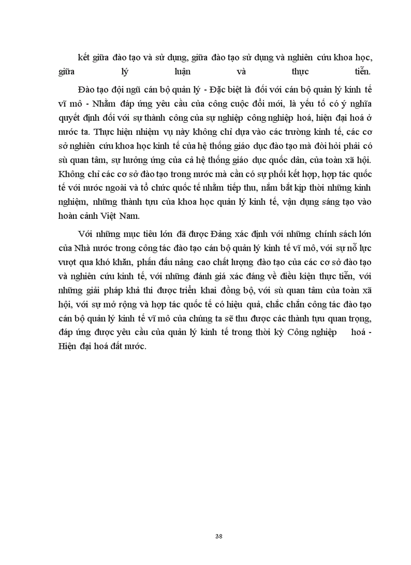 image for page Một số giải pháp chủ yếu để phát triển đào tạo và nâng cao chất lượng đội ngũ cán bộ quản lý kinh tế vĩ mô