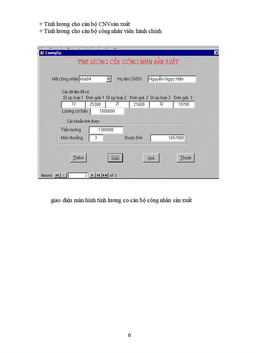 image for page Bản mẫu phần mềm về chuong trình quản lý lương trong một doanh nghiệp.
