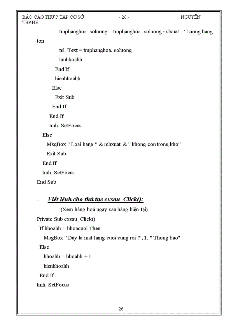 image for page Lập chương trình quản lý cửa hàng đơn giản.