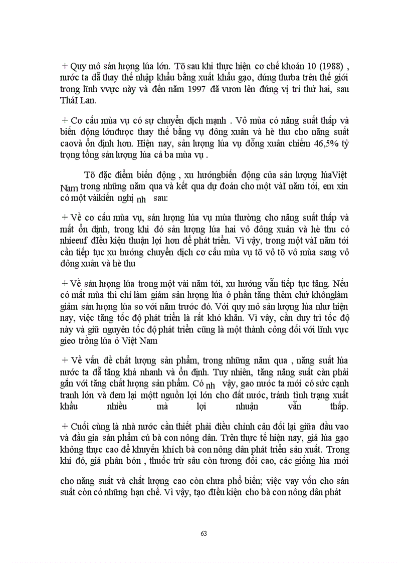 image for page Vận dụng phương pháp dãy số thời gian phân tích và dự đoán sản lượng lúa việt nam đến năm 2002 .