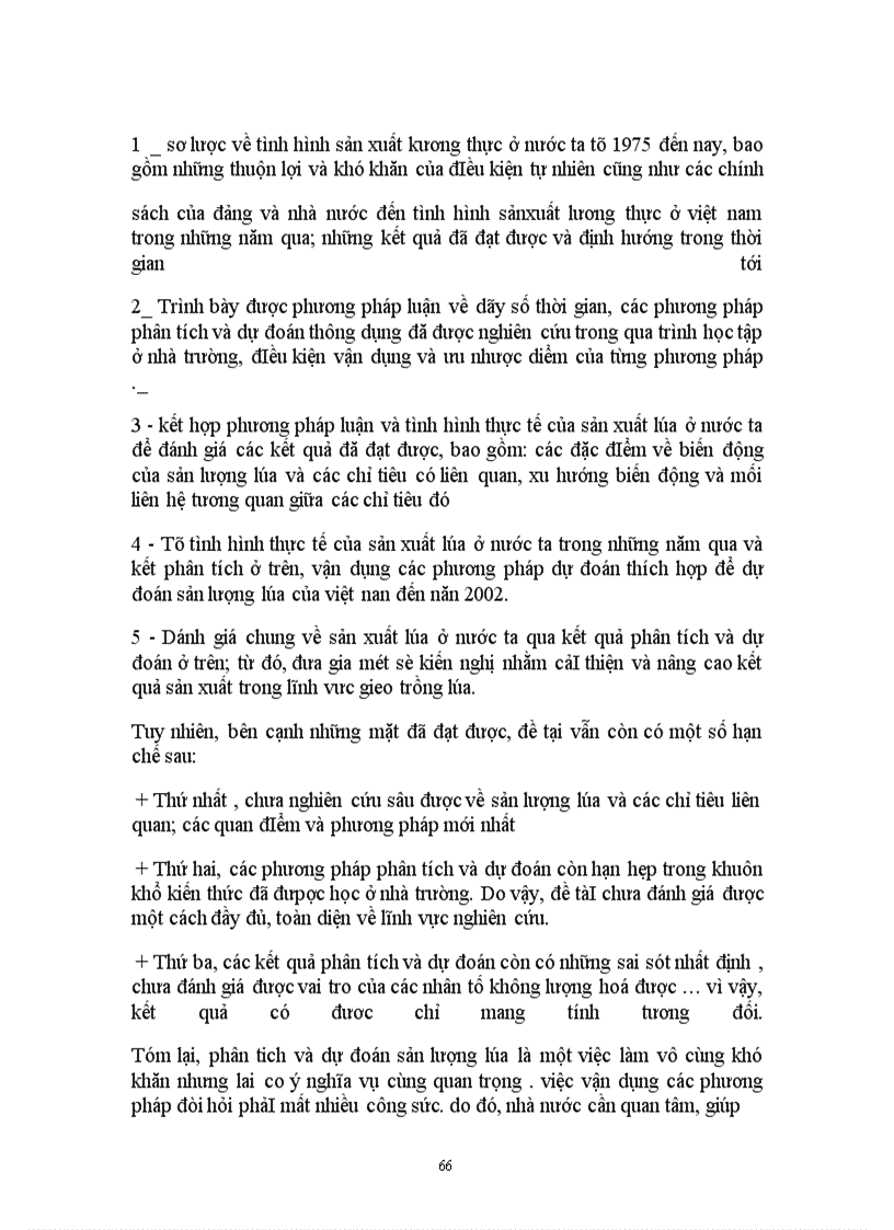 image for page Vận dụng phương pháp dãy số thời gian phân tích và dự đoán sản lượng lúa việt nam đến năm 2002 .