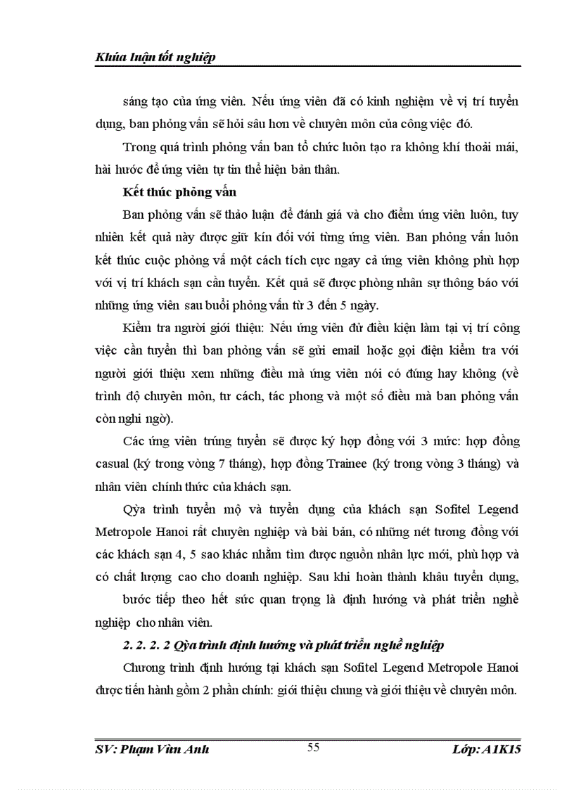 image for page Thực trạng và giải pháp nhằm nâng cao cụng tỏc quản lý nguồn nhân lực tại Khách sạn Sofitel Legend Metropole Hanoi