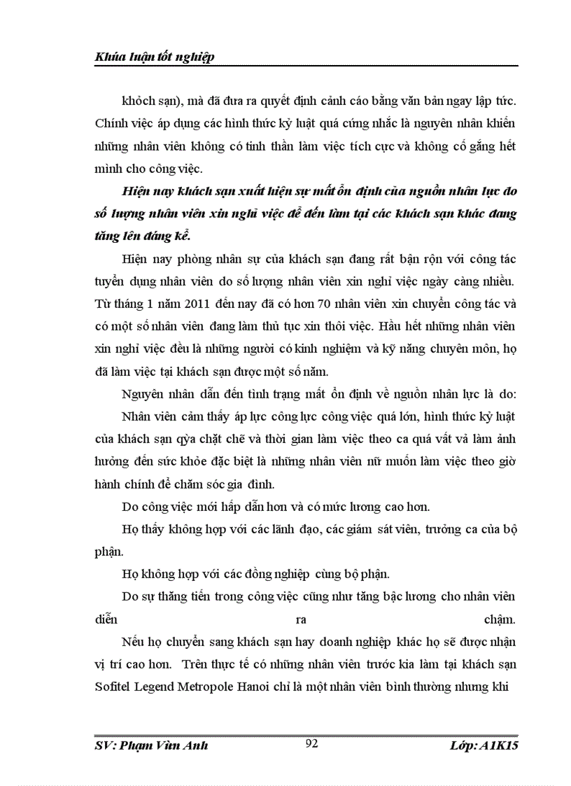 image for page Thực trạng và giải pháp nhằm nâng cao cụng tỏc quản lý nguồn nhân lực tại Khách sạn Sofitel Legend Metropole Hanoi
