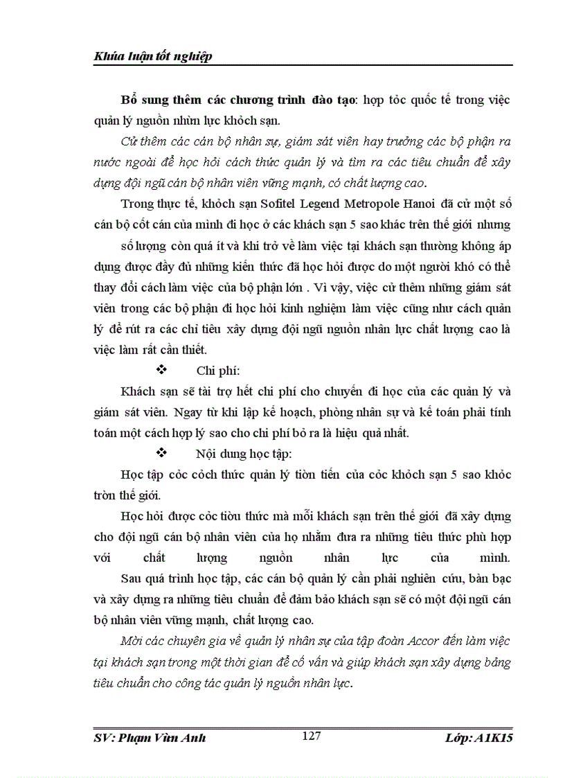 image for page Thực trạng và giải pháp nhằm nâng cao cụng tỏc quản lý nguồn nhân lực tại Khách sạn Sofitel Legend Metropole Hanoi