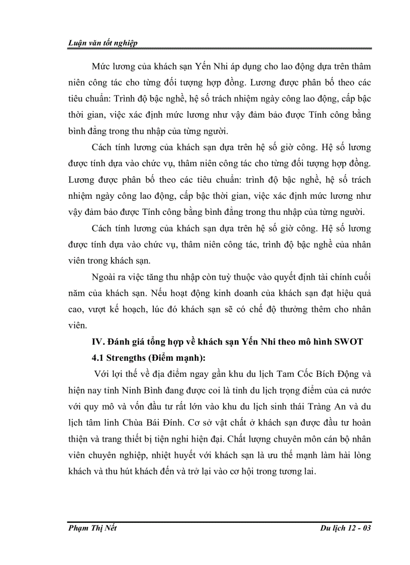 image for page Thực trạng và giải pháp hoàn thiện cơ chế quản lý nguồn nhân lực tại khách sạn YẾN NHI