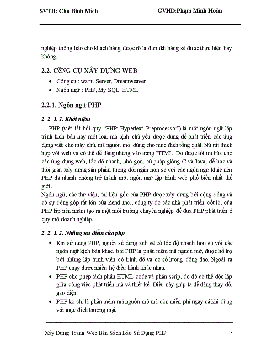 image for page Xây dựng Website bán sách,báo sử dụng ngôn ngữ PHP.