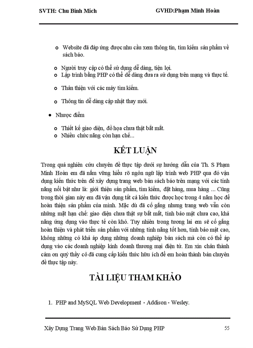 image for page Xây dựng Website bán sách,báo sử dụng ngôn ngữ PHP.