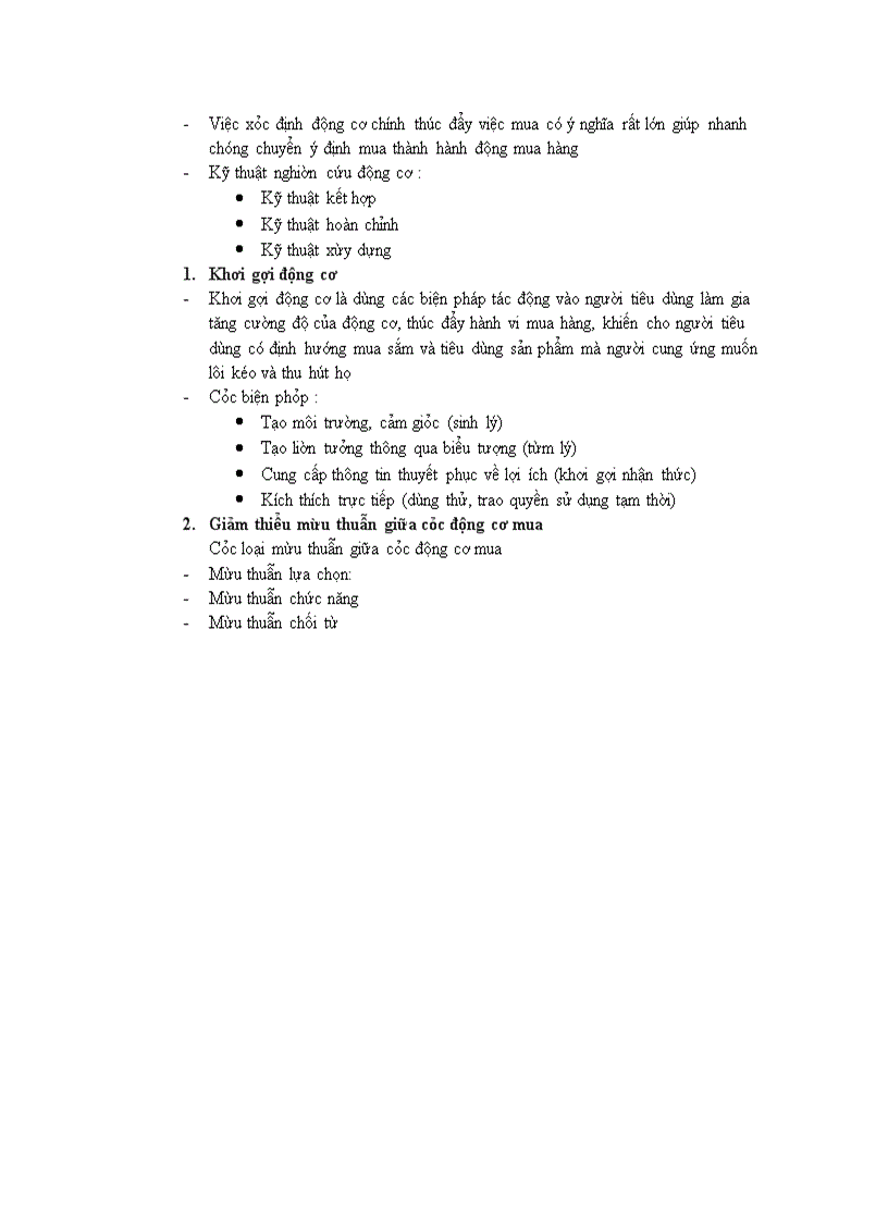 image for page Tìm hiểu về động cơ mua hàng của khách hàng