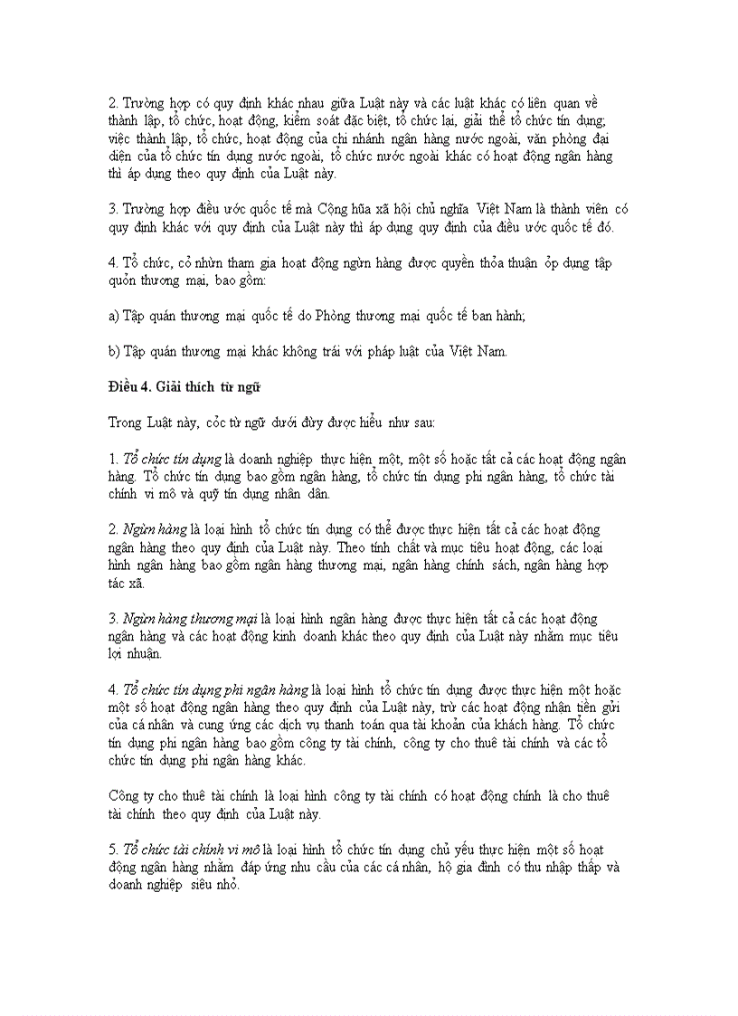 image for page Luật các tổ chức tín dụng năm 2010 (Luật số: 47/2010/QH12)