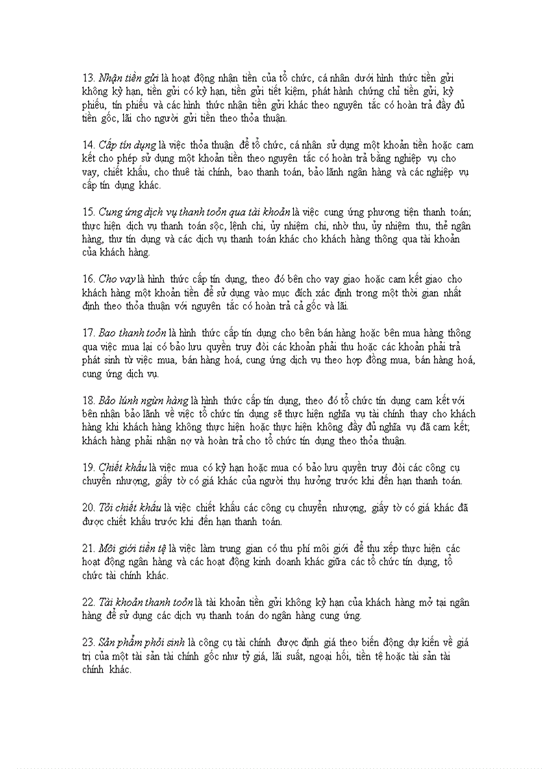 image for page Luật các tổ chức tín dụng năm 2010 (Luật số: 47/2010/QH12)