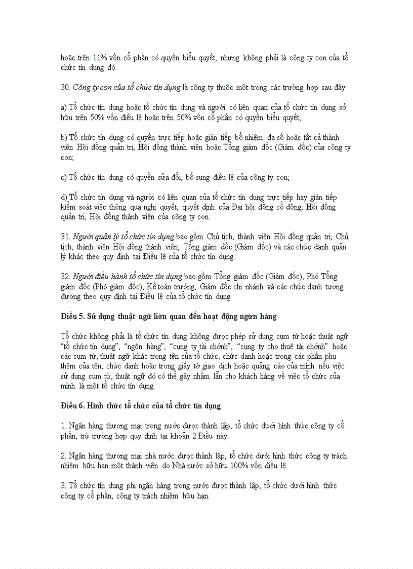 image for page Luật các tổ chức tín dụng năm 2010 (Luật số: 47/2010/QH12)