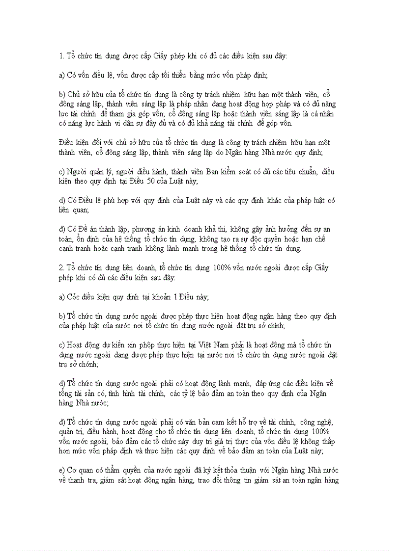 image for page Luật các tổ chức tín dụng năm 2010 (Luật số: 47/2010/QH12)