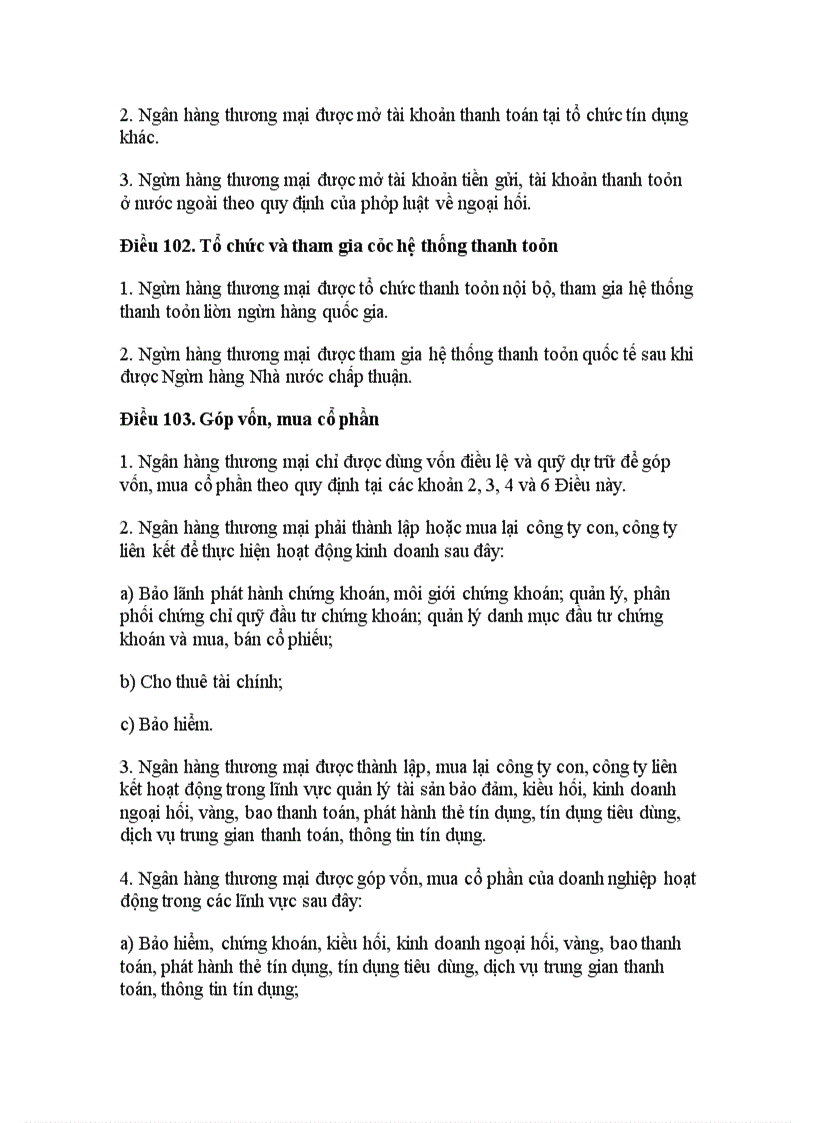 image for page Luật các tổ chức tín dụng năm 2010 (Luật số: 47/2010/QH12)